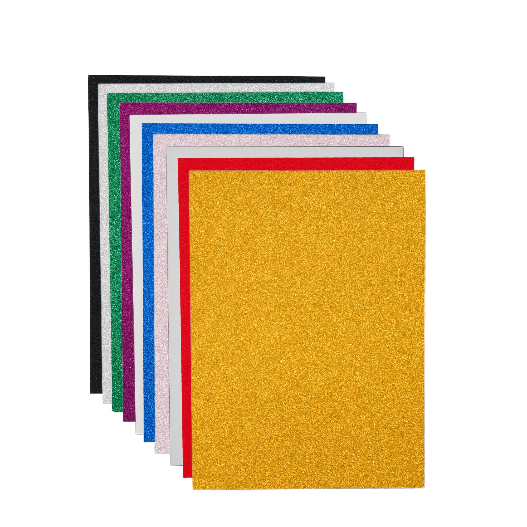 OMTech No-Shed Glitter Cardstock Paper for Crafts, 100 Sheets