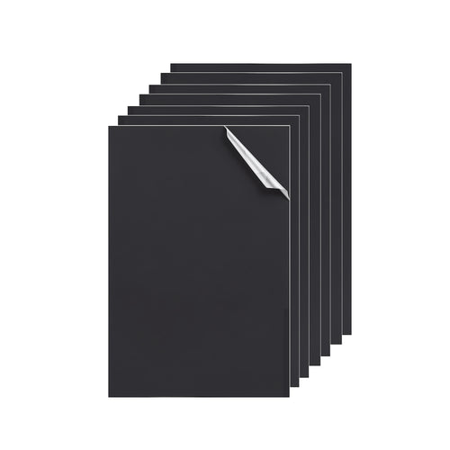 OMTech 6 Pack Transparent Black Acrylic Sheets, 12