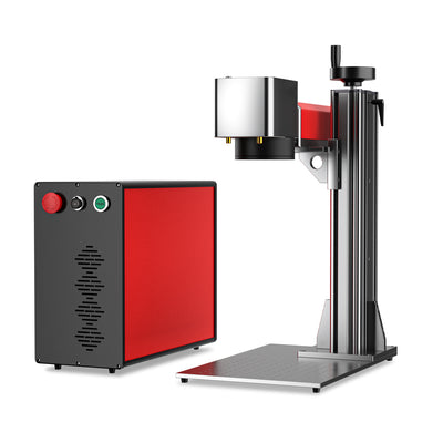 OMTech MOPA 20W Split Fiber Laser Engraver for Metal with 6.9" x 6.9" Working Area