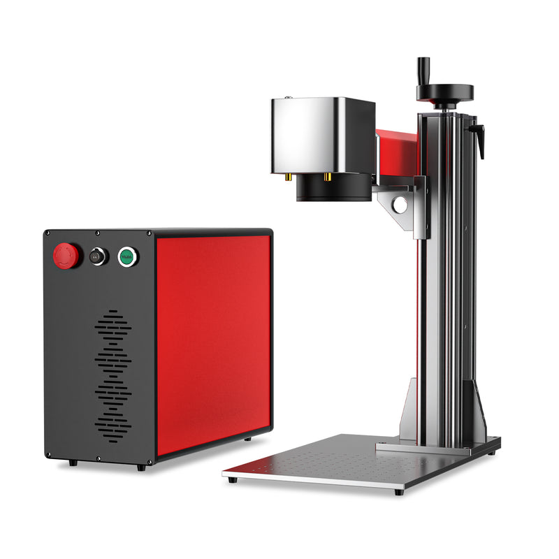 OMTech MOPA 20W Split Fiber Laser Engraver for Metal with 6.9" x 6.9" Working Area
