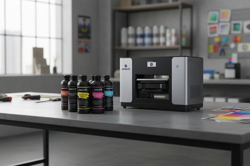 OMTech 500ml Hard UV Ink Set – CMYKWV 6-Pack