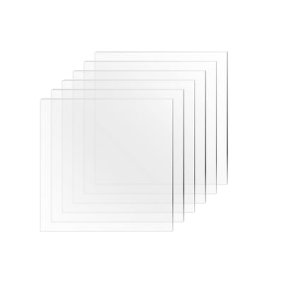OMTech 6 Pack Colored Acrylic Sheets, 8"x12" Plexiglass Sheets with 0.1" Thickness for Laser Engraving & Cutting