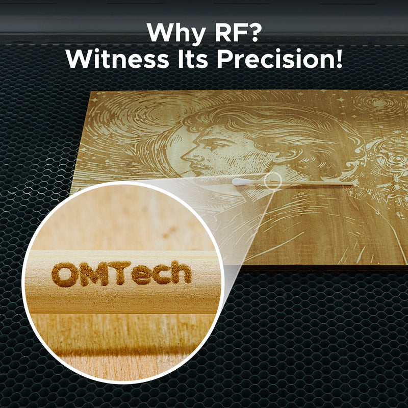 OMTech Pro Quantum 60W RF CO2 Laser Engraver and Cutter