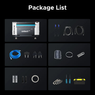 OMTech Pro Quantum 60W RF CO2 Laser Engraver and Cutter