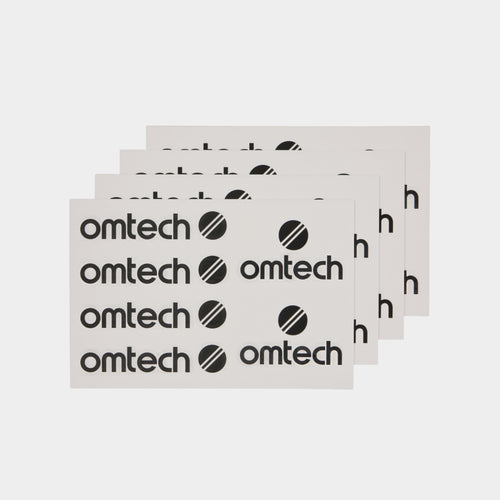 OMTech Logo Sticker Set (5 Pieces per Set)