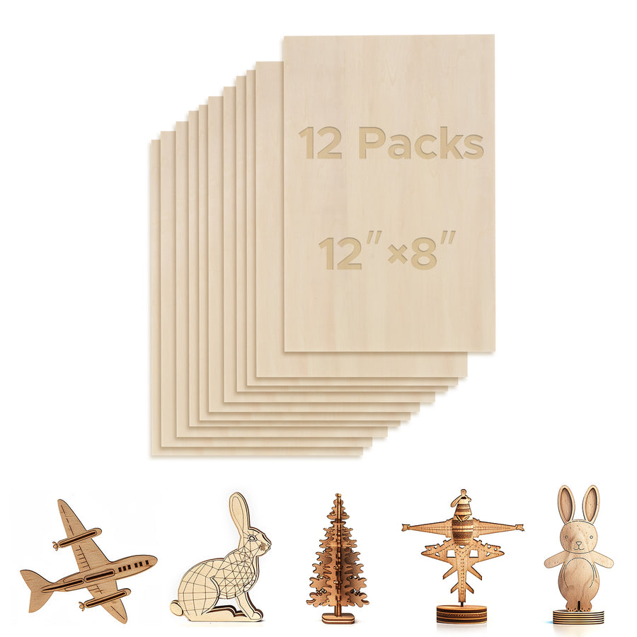 1/8" Basswood Plywood Sheets