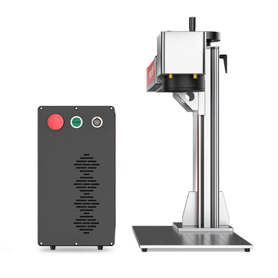 OMTech MOPA 60W Split Fiber Laser Engraver with 6.9" x 6.9" Working Area
