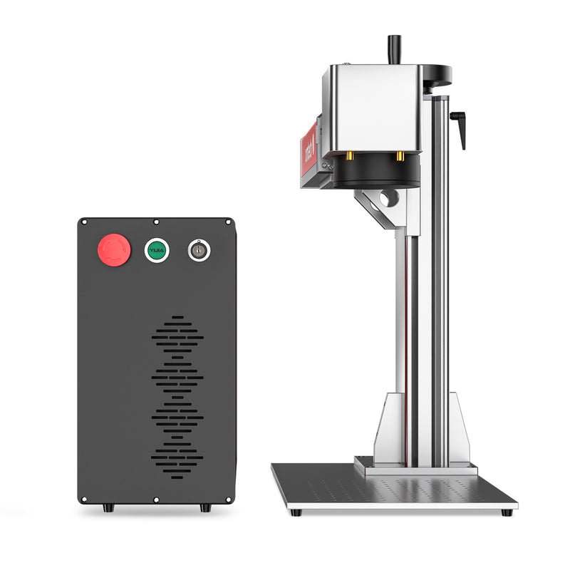 OMTech MOPA 60W Split Fiber Laser Engraver with 6.9" x 6.9" Working Area