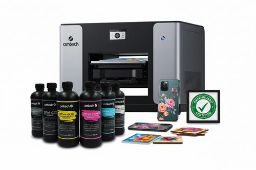 OMTech 500ml Hard UV Ink Set – CMYKWV 6-Pack