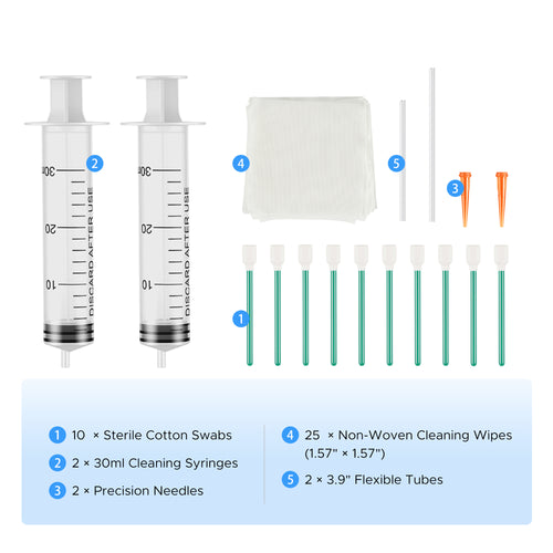 OMTech DTF printhead cleaning tool kit