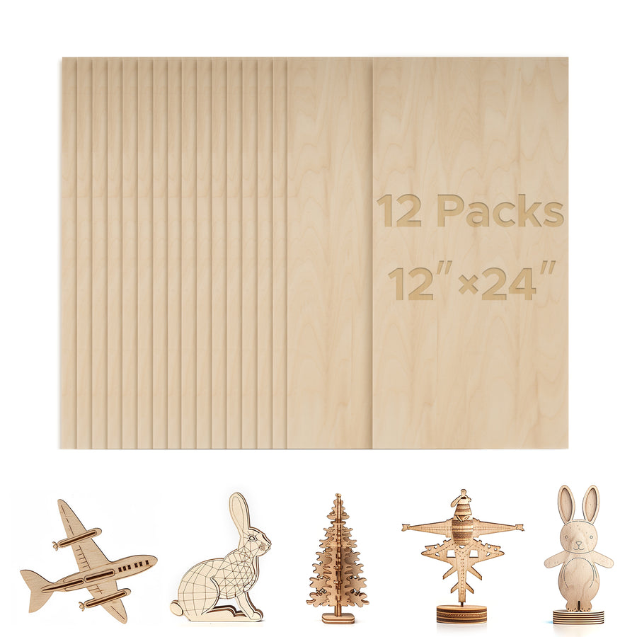 1/8" Basswood Plywood Sheets