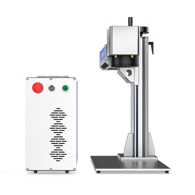 OMTech Galvo 30W Split Fiber Laser Engraver and Marker with 6.9" x 6.9" Working Area