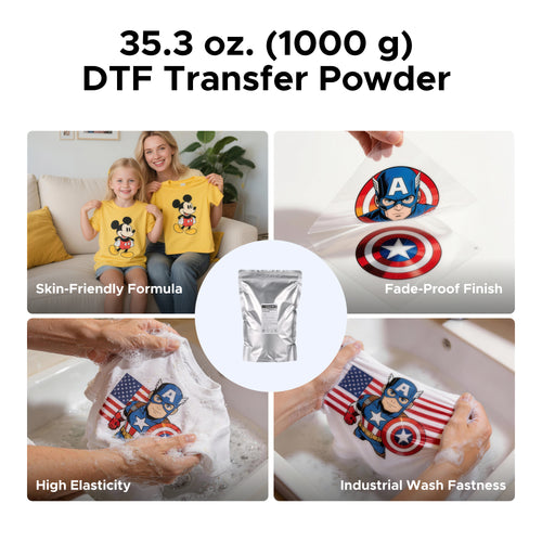 OMTech white DTF powder