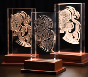 laser engraving on acrylic