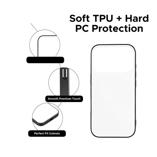 OMTech 10 Pack UV Printable Sublimation Blank Phone Cases for iPhone 17 Pro & Pro Max
