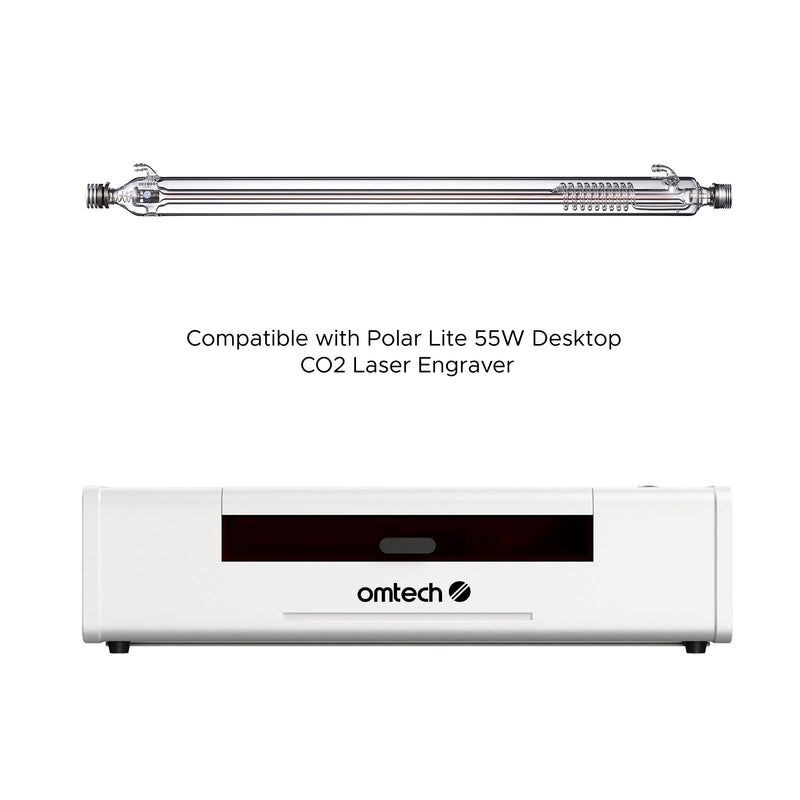 55W CO2 Laser Tube for Laser Engraver Cutting Machine [Compatible with Polar Lite 55W Desktop CO2 Laser Engraver]
