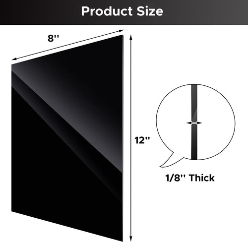 OMTech 10-Pack Acrylic Sheets, 8