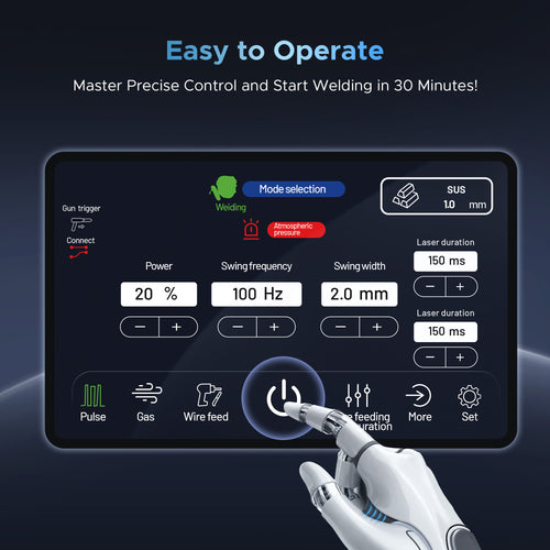 OMTech 1000W Air Cooling Fiber Laser Welder