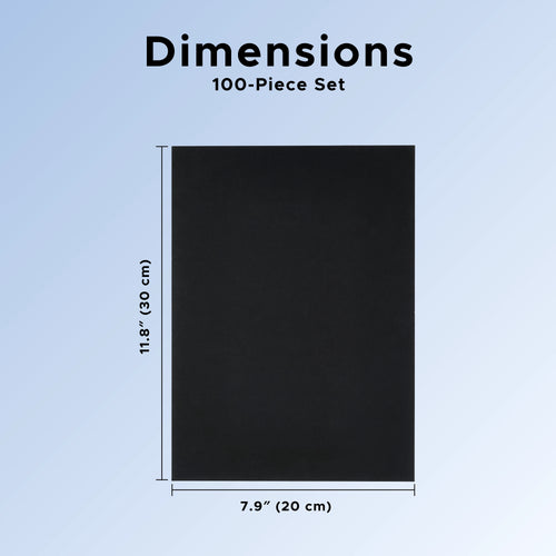 OMTech 100pc Rainbow Scratch Paper Set, 11