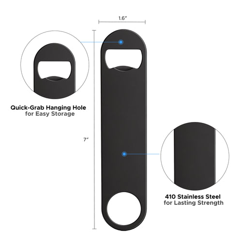 OMTech 50 Pack Customizable Bottle Opener Blanks for Gifts & Events