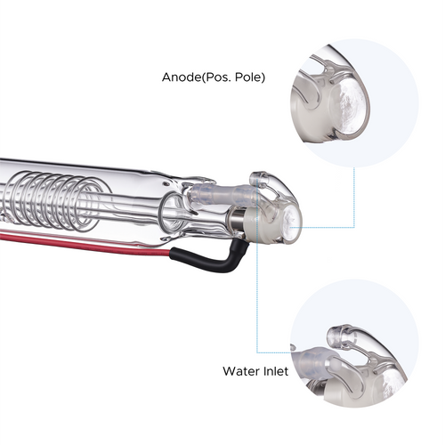50W CO2 Laser Tube for Laser Engraver Cutting Machine [Compatible with Polar Desktop CO2 Laser Engraver]