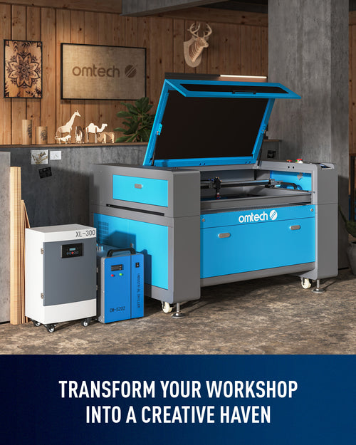 Pre-Owned AF2435-80 - 80W CO2 Laser Engraver Cutting Machine with 24