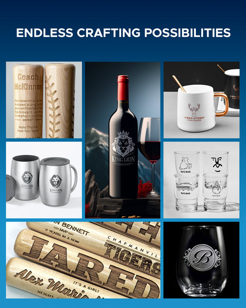 Rotary Axis with Jaw Chuck for 50W and up CO2 Laser Engraver Cutting Machine