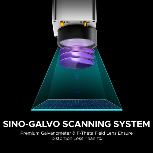 OMTech MOPA 60W Split Fiber Laser Engraver with 6.9