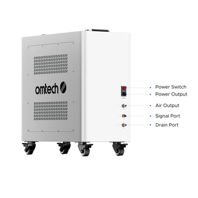 OMTech Smart High-Low Pressure Airway Module for CO2 Laser Engravers and Cutters (K40 & Polar Not Compatible)