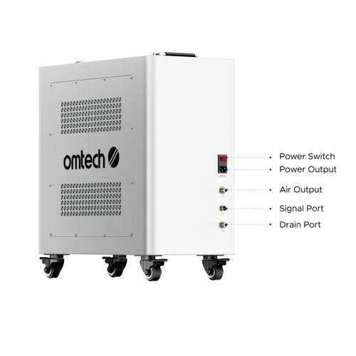 OMTech Smart High-Low Pressure Airway Module for CO2 Laser Engravers and Cutters
