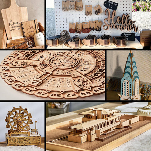 OMTech 12 Pack Basswood Sheets, 12