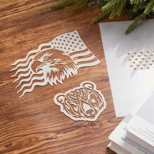 OMTech 100pcs Mylar Stencil Sheets, 11.8