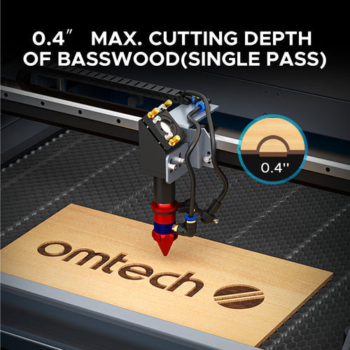 OMTech Maker AF2028-80 90W CO2 Laser Cutter and Engraver with 20