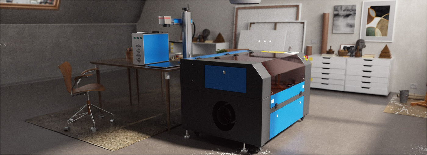 CO2 laser engraver in home