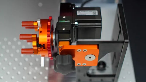 OMTech PiBurn Galvo Grip: A Chuck Rotary for Fiber and UV Lasers