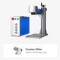 OMTech Galvo 50W Split Fiber Laser Engraver for Metal with 7.9" x 7.9" Working Area