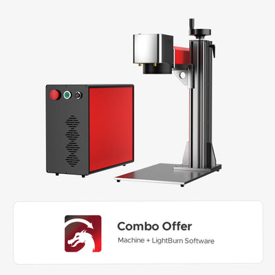 OMTech MOPA 60W Split Fiber Laser Engraver with 6.9" x 6.9" Working Area