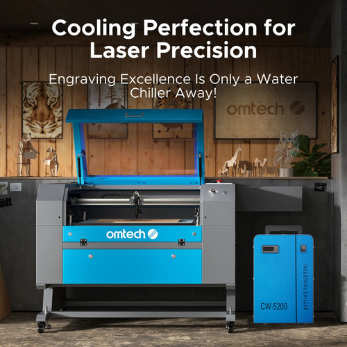 6L Industrial Single Water Chiller for 60W-150W CO2 Laser Engraver Machines