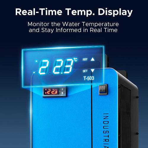 6L Industrial Single Water Chiller for 60W-150W CO2 Laser Engraver Machines