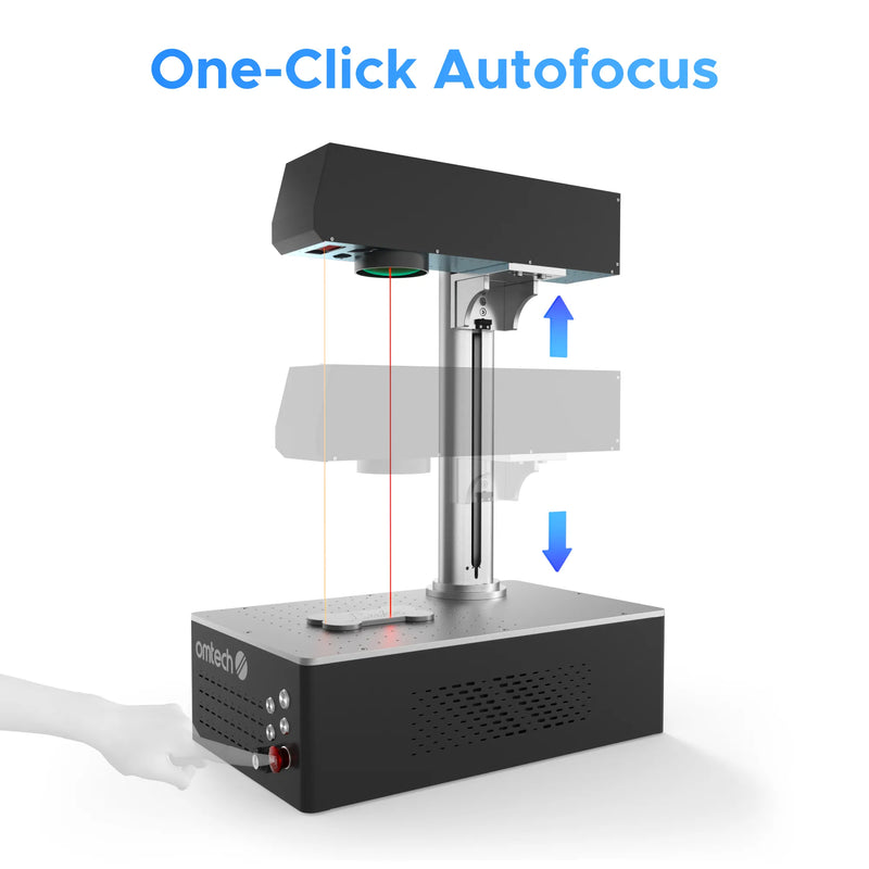 Pre-Owned OMTech MOPA 60W Autofocus Fiber Laser Marking Machine