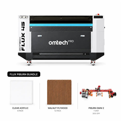 OMTech Pro FLUX 100W Flying Galvo CO2 Laser Engraver and Cutter with 39.4" x 23.6" Working Area