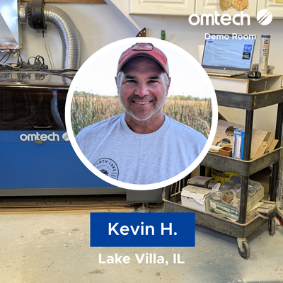 Laser Engraving in Lake Villa, Illinois | Demo Room Host - Kevin H.