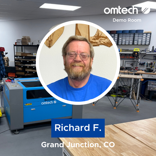 Laser Engraving in Grand Junction, Colorado | Demo Room Host - Richard F.