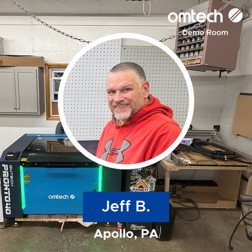 Laser Engraving in Apollo, Pennsylvania | Demo Room Host - Jeff B.