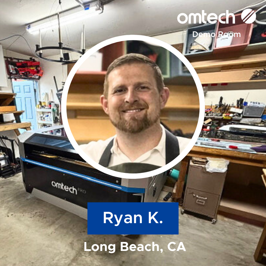 Laser Engraving in Long Beach, California | Demo Room Host - Ryan K.