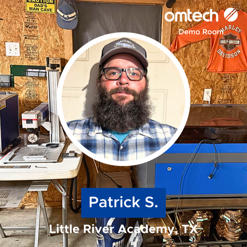 Laser Engraving in Little River Academy, Texas | Demo Room Host - Patrick S.