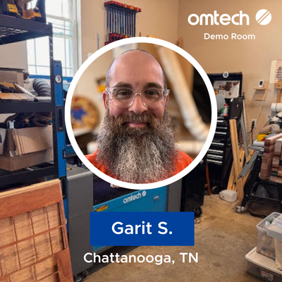 Laser Engraving in Chattanooga, Tennessee | Demo Room Host - Garit S.