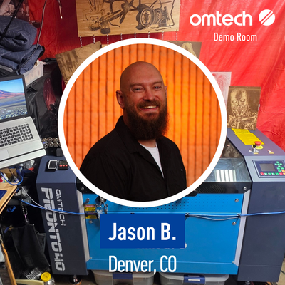 Laser Engraving in Denver, Colorado | Demo Room Host - Jason B.
