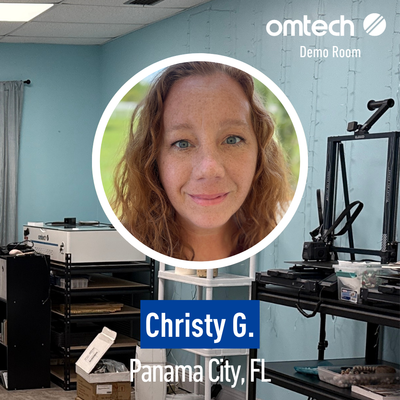Laser Engraving in Panama City, Florida | Demo Room Host - Christy G.