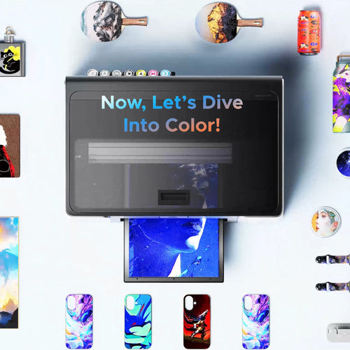 OMTech Spectra A3+ Flatbed UV Printer — Single / Dual Printhead